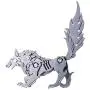 RuiyiF DIY 3D Puzzles Assembly Metal Model Kits for Adult, Detachable 3D Jigsaw Puzzles, Ornament for Desk (Wolf)