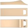 TOPESEL 3 Pack 32GB USB 2.0 Flash Drives Metal Memory Stick Waterproof Thumb Drive (3 Mixed Colors: Black, Gold, Silver)