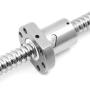 Befenybay Ball Screw SFU1605 （Diameter 16mm Pitch 5mm）Length 200mm with Metal Ball Screw Nut for CNC Machine Parts(200mm)