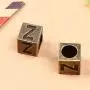 Mystart 104 Pieces(4 Sets) English Alphabet Letter''A-Z'' Cube Beads Loose Beads Charms for Making Jewelry Bracelets Mystart 104 Pieces(4 Sets) English Alphabet Letter''A-Z'' Cube Beads Loose Beads Charms for Making Jewelry Bracelets