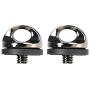 KingBra New 2pcs Quick Install Metal Screw for Quick Release Neck Strap/R-Strap/Neck Sling Strap, 1/4 Screw Mouth Designed for Holder for DSLR/SLR/Evil Camera with Quick Mounting