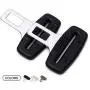 Car Seat Belt Clip,Mars Space Universal Seat Belt Buckle Silencer Auto Metal Seat Belts Clip (2 Pack) END-Ding Drive in Peace & Quiet (BLACK) Car Seat Belt Clip,Mars Space Universal Seat Belt Buckle Silencer Auto Metal Seat Belts Clip (2 Pack) END-Ding Drive in Peace & Quiet (BLACK)