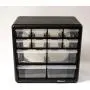 Homak 12-Drawer Parts Organizer, Black, HA01012001 Homak 12-Drawer Parts Organizer, Black, HA01012001