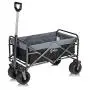 Sekey Updated Version Folding Wagon Cart Collapsible Outdoor Utility Wagon Garden Shopping Cart Beach Wagon with All-Terrain Wheels, 176 Pound Capacity, Black with Gray Sekey Updated Version Folding Wagon Cart Collapsible Outdoor Utility Wagon Garden Shopping Cart Beach Wagon with All-Terrain Wheels, 176 Pound Capacity, Black with Gray