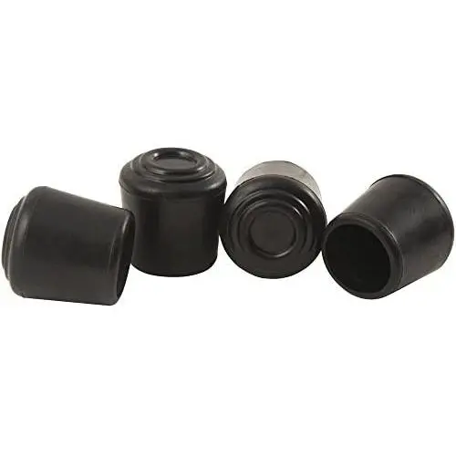 SoftTouch Rubber Leg Tip (4 Piece), 1'', Black