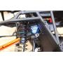 GPM Losi 1:10 Baja Rey / Rock Rey Upgrade Parts Aluminum Rear Upper Axle Mount Set for Suspension Links - 1Pr Set Orange