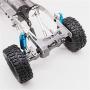 DAPENGNIAO 2Pcs Metal Bracket Suitable for Wpl B1 B14 B16 B24 C14 C24 B36 Mn D90 D91 Rc Car Upgrade Metal DIY Parts Kit Accessories (Color : Titanium)