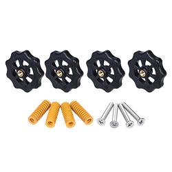 BZ 3D Heatbed Spring Leveling Kit Leveling Nut+Hot Bed Spring+M4 Screws for MK3 Heated Bed for Ender 3 / Ender 3 Pro/Ender 5/ CR-10/ CR-10S /CR-10 3D Printers Part