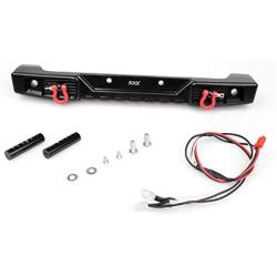 KYX Racing CNC Machined Aluminum Alloy Rear Bumper Set w/Lights Upgrades Parts Accessories for 1/10 RC Crawler Car Axial SCX10 III AXI03007 SCX10.3