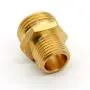 GESHATEN 3/4” GHT Male x 1/2” NPT Male Connector, Brass Garden Hose Fitting, Adapter, Industrial Metal Brass Garden Hose to Pipe Fittings Connect (2 Pack) GESHATEN 3/4” GHT Male x 1/2” NPT Male Connector, Brass Garden Hose Fitting, Adapter, Industrial Metal Brass Garden Hose to Pipe Fittings Connect (2 Pack)