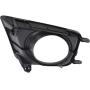DAT AUTO PARTS Fog Light Bezel Replacement for 12-15 Toyota Tacoma Black Right Passenger Side TO1039152
