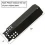 Hisencn Repair kit Gas Grill Burner, Heat Plate Deflector, Crossover Tube Replacement for Char-Broil Classic 280 2-Burner, 360 3-Burner, 405 4-Burner Liquid Propane, G320-0200-W1, G215-0203-W