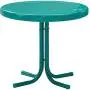 Crosley Furniture KO10012TU Ridgeland Retro Metal 3-Piece Seating Set with 2 Chairs and Side Table, Turquoise Crosley Furniture KO10012TU Ridgeland Retro Metal 3-Piece Seating Set with 2 Chairs and Side Table, Turquoise