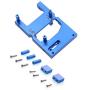 EAPTS RC Car Bracket,RC Crawler Bracket, Aluminum Alloy Servo Fixed Mount Bracket for WPL C24 C14 B16 B36 1/16 RC Car MN D90 99s Upgrade Metal Spare Parts Car Accessories RC Parts Kit