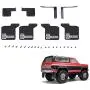 LICHIFIT Rubber Mudguard Front & Back Mud Fender Guard with Metal Stand for TRX4 Blazer K5 RC Car Upgraded Parts