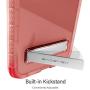 Ghostek Covert Clear Compatible with iPhone 12 Mini Case Silicone Metal Kickstand Compatible with MagSafe and Wireless Charging Slim Thin Grip Phone Cases for 2020 iPhone 12 Mini 5G (5.4 Inch) (Pink)