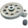 GINIHUIFISH 11184 Metal Spur Differential 64T Main Gear & 11181 21T Motor Gear RC Replacement Part for Redcat Volcano EPX HSP 1/10 Monster Truck Car GINIHUIFISH 11184 Metal Spur Differential 64T Main Gear & 11181 21T Motor Gear RC Replacement Part for Redcat Volcano EPX HSP 1/10 Monster Truck Car