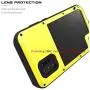 Galaxy Note 10 Plus Case,Bpowe Super Shockproof Silicone Aluminum Metal Armor Tank Heavy Duty Sturdy Protector Cover Hard Case for Samsung Galaxy Note 10 Plus/Galaxy Note 10+ 5G 6.8'' 2019 (Yellow)