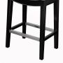 Madison Park Belfast Bar Stools, Contour Fabric Padded Seat, Nail Head Trim, Modern Kitchen Counter Chair, Solid Hardwood, Metal Kickplate Footrest, Dining Room Accent Furniture, Grey