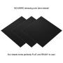 Permanent Matte Black Vinyl Sheets Better Than Vinyl Rolls - EZ Craft USA - 12'' x 12'' - 40 Matte Adhesive Backed Sheets Work with Cricut and Other Cutters