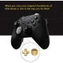 13 in 1 Metal Interchangeable 6 Swap Thumbsticks Joysticks, 4 Trigger Paddles and 2 Dpads for Xbox One Elite Controller Series 2 (Gold)