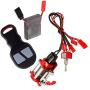 Bonarty RC Winch, 1/10 Scale RC Metal Steel Wired Automatic Winch with Remote Controller Receiver for 1/10 RC Crawler Car RC4WD
