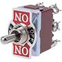 Etopars 3 X Car Auto Momentary Heavy Duty 20A 125V 15A 250V DPDT 6 Terminal Pin Metal ON/Off/ON Rocker Toggle Switch