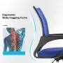 Ergonomic Office Chair Cheap Desk Chair Mesh Computer Chair Back Support Modern Executive Adjustable Chair Task Rolling Swivel Chair for Women, Men(Blue) Ergonomic Office Chair Cheap Desk Chair Mesh Computer Chair Back Support Modern Executive Adjustable Chair Task Rolling Swivel Chair for Women, Men(Blue)