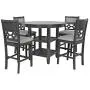 New Classic FURNITURE Mitchell Counter Set, Gray New Classic FURNITURE Mitchell Counter Set, Gray
