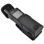 Turtleback Case Made for Unication G4 G5 Voice Pager Fire Radio Pager fire Radio Black Leather Pouch Holster Case with Heavy Duty Rotating Belt Clip, Magnetic Closure Flap