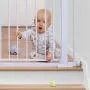 Cumbor 40.6” Auto Close Safety Baby Gate, Durable Extra Wide Child Gate for Stairs,Doorways, Easy Walk Thru Dog Gate for House. Includes 4 Wall Cups, 2.75-Inch and 5.5-Inch Extension, White Cumbor 40.6” Auto Close Safety Baby Gate, Durable Extra Wide Child Gate for Stairs,Doorways, Easy Walk Thru Dog Gate for House. Includes 4 Wall Cups, 2.75-Inch and 5.5-Inch Extension, White
