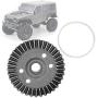 Motor Differential Gear 1:10 Metal Spur Differential Gear Spare Parts Accessory Fits for REMO RC Car
