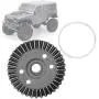 Motor Differential Gear 1:10 Metal Spur Differential Gear Spare Parts Accessory Fits for REMO RC Car
