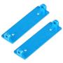 Dilwe Magnetic Post Mount Kit, Model Vehicle Shell Free Hole Car Shell Magnetic Body Post Mount RC Car Part(Blue)