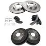 Front & Rear Posi Metallic Disc Brale Pads Rotos Shoes & Drum Kit Set for CR-V Front & Rear Posi Metallic Disc Brale Pads Rotos Shoes & Drum Kit Set for CR-V