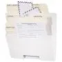 Wallniture Lisbon Wall File Holder Organizer for Office Storage, 3-Tier Mail and Magazine Holder Metal White