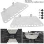 VGEBY RC Pedal, 1Pair/Set Durable Metal 1:12 Scale Remote Control Crawler Car Pedals Step Board Footboard RC Spare Part Accessory for MN 1/12 D90 RC Car
