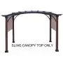 ALISUN Replacement Sling Canopy (with Ties) for The Lowes Allen + roth 10 ft x 10 ft Tan/Black Material Freestanding Pergola #L-PG152PST-B (Size: 200'' (L) x 103'' (W)) ALISUN Replacement Sling Canopy (with Ties) for The Lowes Allen + roth 10 ft x 10 ft Tan/Black Material Freestanding Pergola #L-PG152PST-B (Size: 200'' (L) x 103'' (W))
