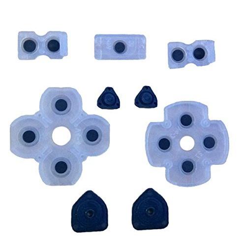 Honbay Replacement Parts All Set Of Key Pad Button Pad Conductive Buttons Kit for Playstation 4 PS4 Controller