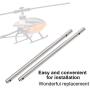 Dilwe RC Helicopter Main Spindle, 2pcs Metal Main Spindle Shaft Axle RC Spare Part Compatible with WLtoys V950 RC Aircraft