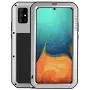 Simicoo Samsung A51 Military Metal Silicone Case Full Body Rugged Drop Protection Cover Built-in Screen Protector Heavy Duty Hybrid Shockproof Armor Impact Tough Case for Samsung A51 (A51, Sliver)