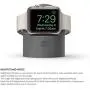 elago W2 Charger Stand Compatible with Apple Watch Series 6/SE/5/4/3/2/1 (44mm, 42mm, 40mm, 38mm), Durable Silicone, Compatible with Nightstand Mode (Dark Grey) elago W2 Charger Stand Compatible with Apple Watch Series 6/SE/5/4/3/2/1 (44mm, 42mm, 40mm, 38mm), Durable Silicone, Compatible with Nightstand Mode (Dark Grey)
