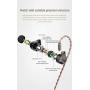 Linsoul Shuoer Tape Electrostatic Driver HiFi in-Ear Earphone with Detachable MMCX Cable for Audiophile Musicians