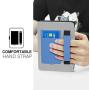 MoKo Case Fits Kindle Paperwhite (10th Generation, 2018 Releases), Lightweight PU Leather Cover Stand Shell with Hand Strap for Amazon Kindle Paperwhite 2018 E-Reader - Blue