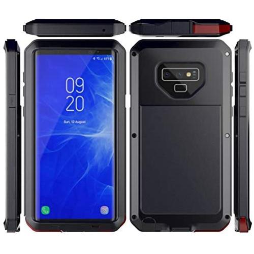 Samsung Note 9 Aluminum Alloy Metal Screw Case, AICase Shock/Dust/Water Proof Heavy Duty Protective Military Protector Skin Bumper Case for Samsung Galaxy Note 9