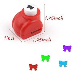 LOVEINUSA Punch Craft Set, 16 Pack Mini Craft Punch Scrapbooking Punch Whole Puncher Shapes Scrapbooking Supplies Shapes Hole Punch Great for Crafting Fun Projects