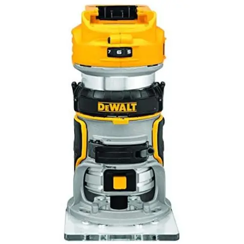 DEWALT 20V Max XR Cordless Router, Brushless, Tool Only (DCW600B), Black-v186, Mini-v186 DEWALT 20V Max XR Cordless Router, Brushless, Tool Only (DCW600B), Black-v186, Mini-v186