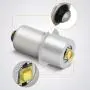 2 Pack P13.5S PR2 LED Upgrade LED Flashlight Bulb 3W DC4-24V 6V 12V 18V Replacement Part Conversion Kit Bulbs for Maglite Work Torch Light (Cold White, 3-16 Cell C & D 4-24V)