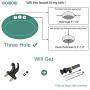 WOWOW Black Bathroom Faucet One Handle 4 inch Centerset Bathroom Faucets with Lift Rod Drain Assembly Sink Faucet Lavatory Faucet Matte Black Bathroom Faucets