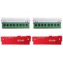Gelid Solution Lumen RGB RAM Memory Cooling Kit 2pcs - Fully Automatic RGB Mode - Double-Side Vest Heatsink - Red